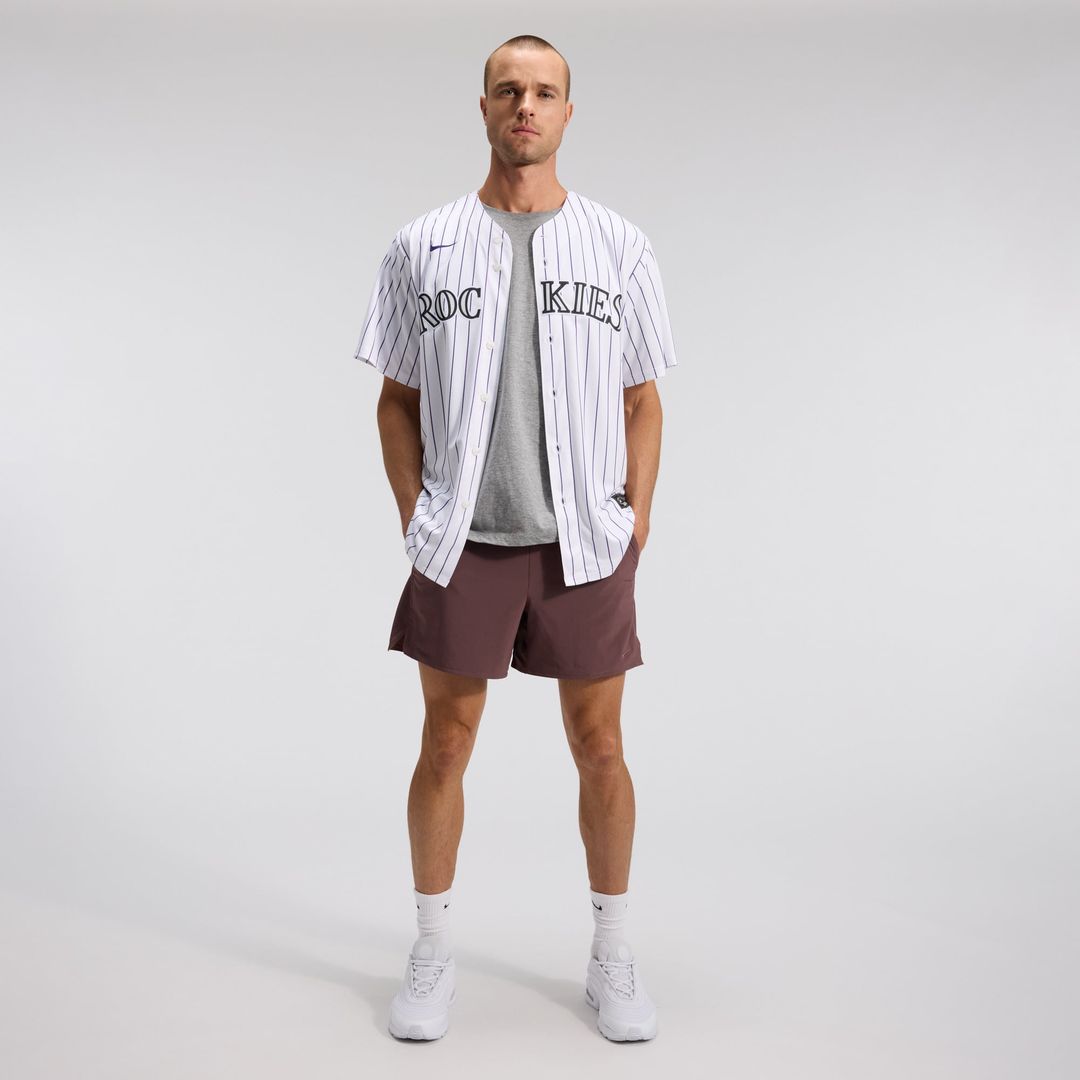 Colorado Rockies Home Replica Team Jersey — White
