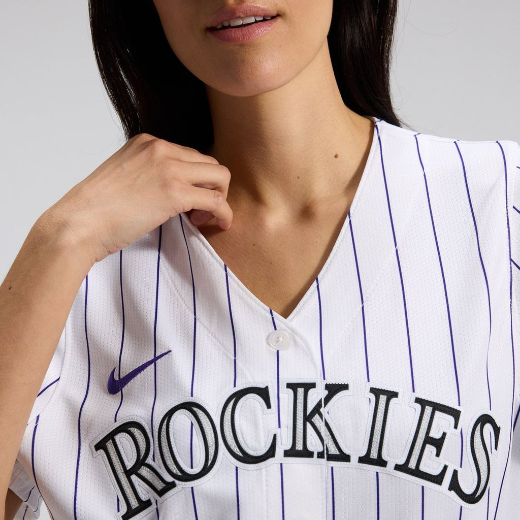 Colorado Rockies Women's Home Limited Jersey — White