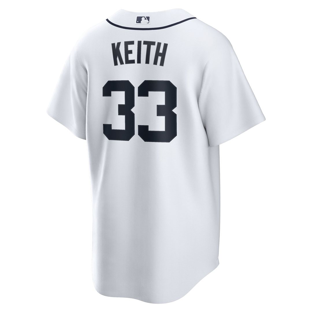 Detroit Tigers Colt Keith Home Replica Jersey — White
