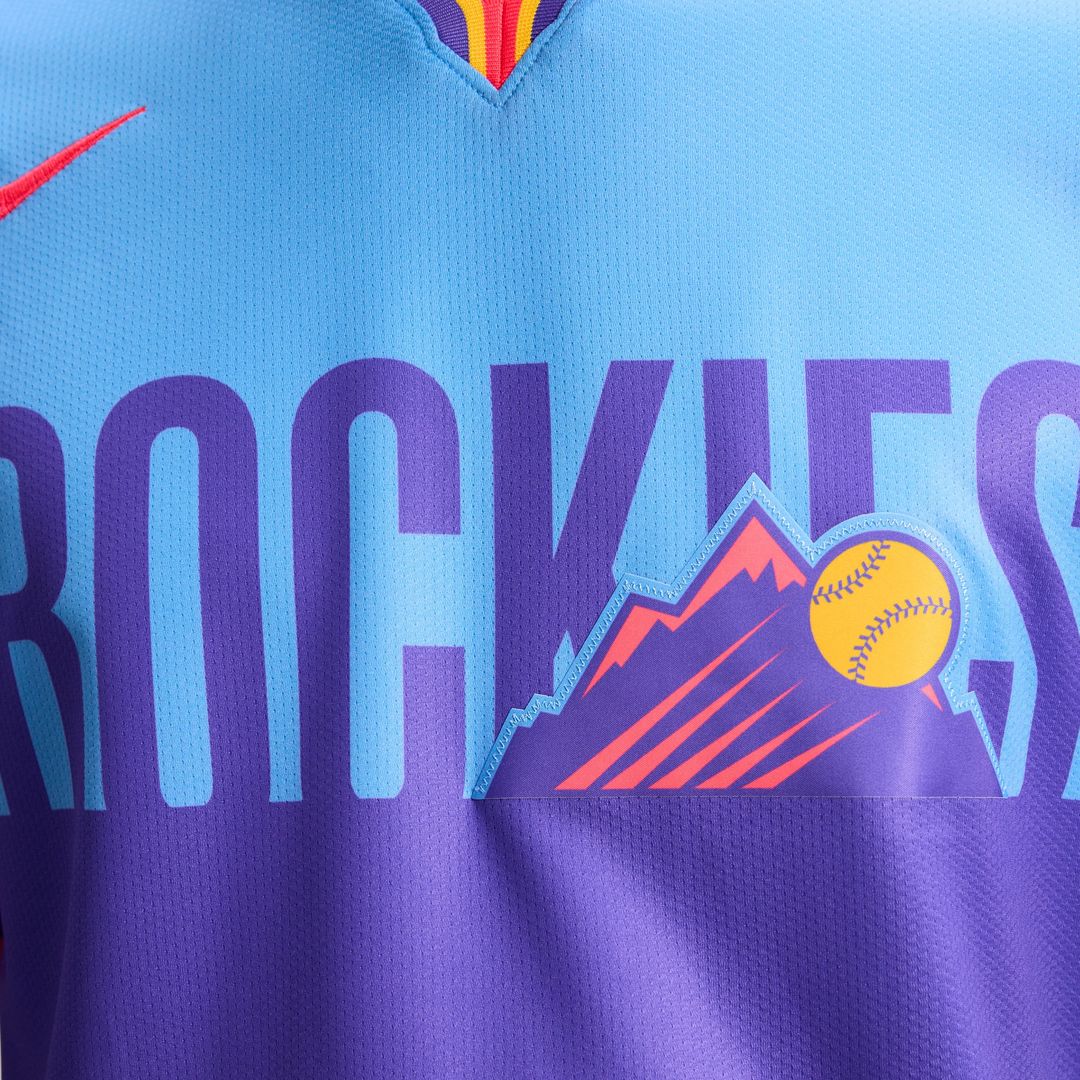 Colorado Rockies 2025 City Connect Limited Jersey — Purple/Light Blue