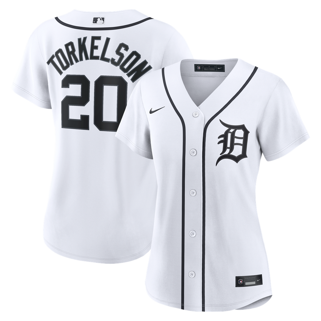 Detroit Tigers Spencer Torkelson Women's Home Replica Jersey — White