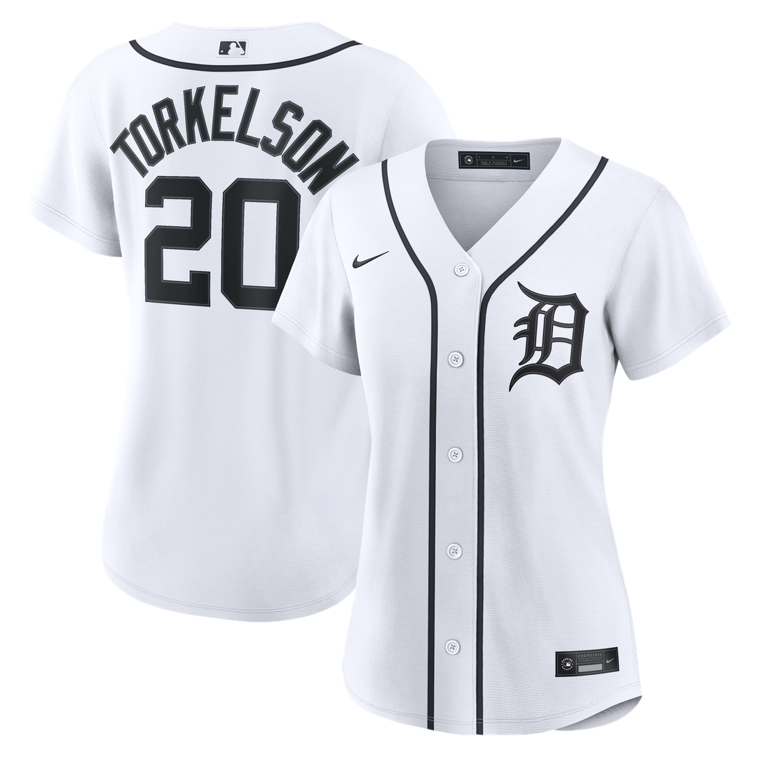 Detroit Tigers Spencer Torkelson Women's Home Replica Jersey — White