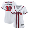 Atlanta Braves Drake Baldwin Women's Home Replica Jersey — White