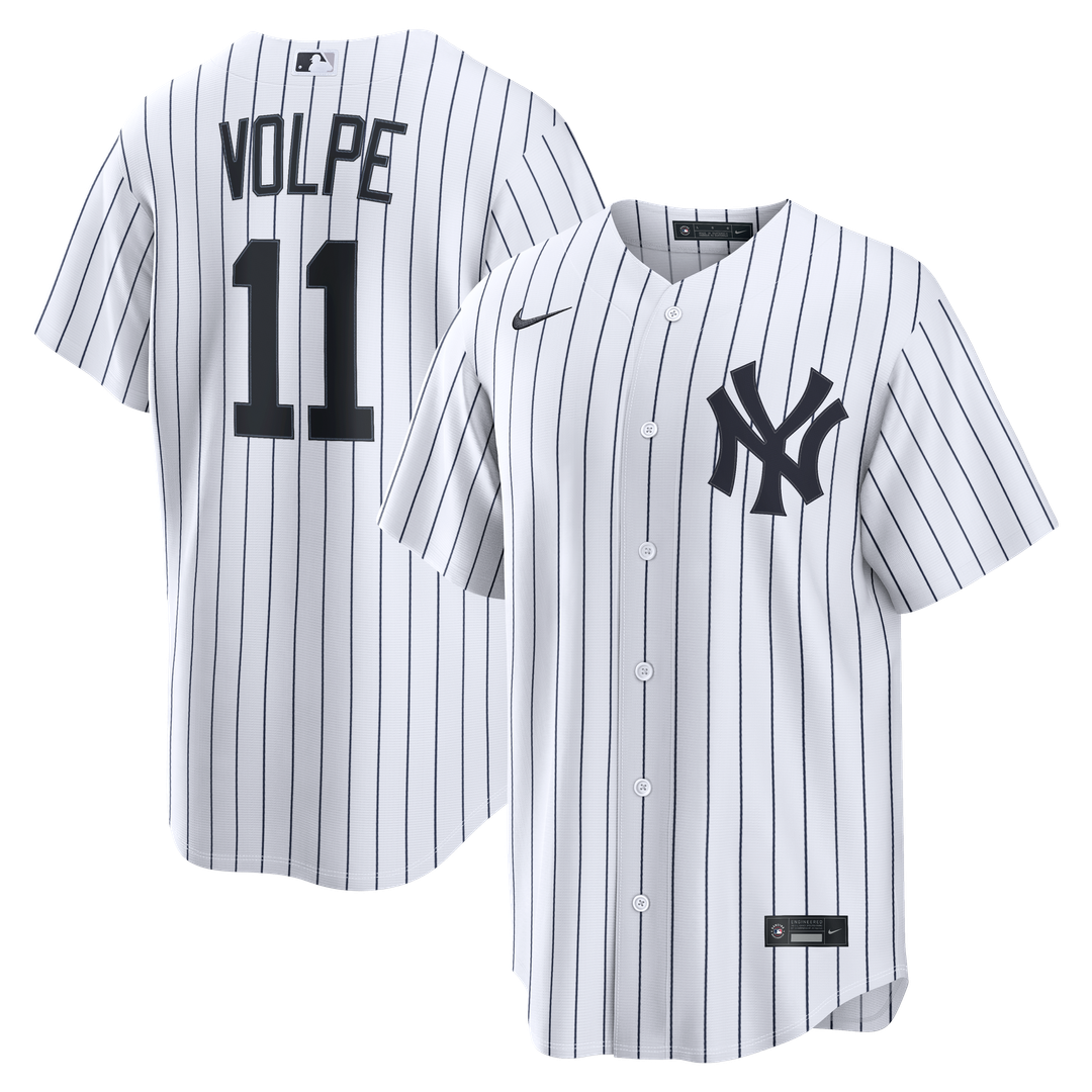 New York Yankees Anthony Volpe Home Replica Jersey — White