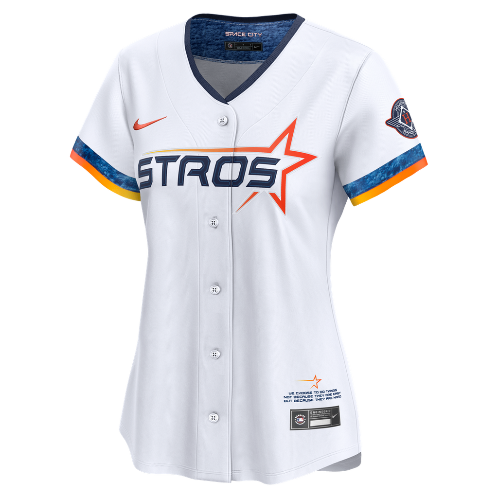 Houston Astros Women's 2025 City Connect Limited Jersey — White