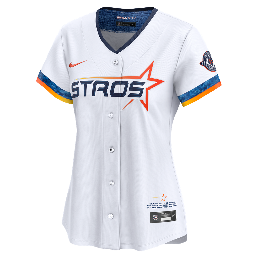 Houston Astros Women's 2025 City Connect Limited Jersey — White