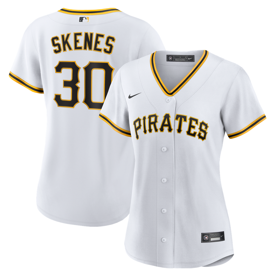 Pittsburgh Pirates Paul Skenes Women's Home Replica Jersey — White