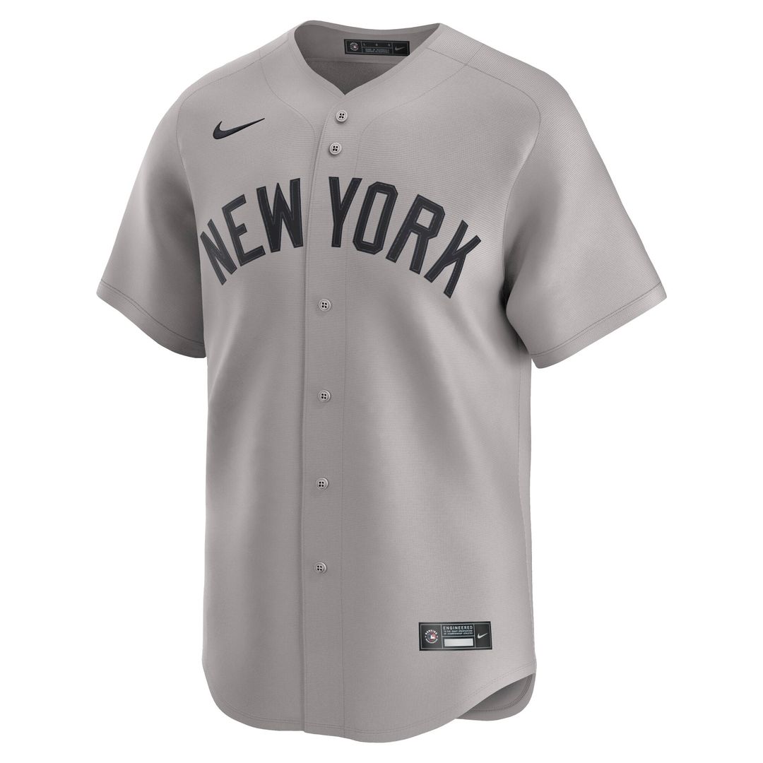 New York Yankees Away Limited Jersey — Gray