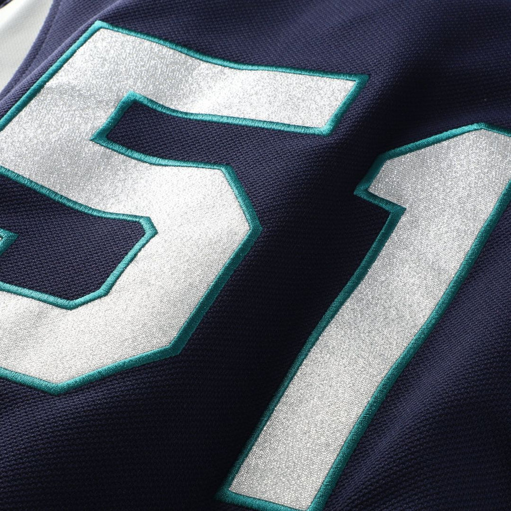 Seattle Mariners Ichiro Suzuki Cooperstown Batting Practice Jersey — Navy
