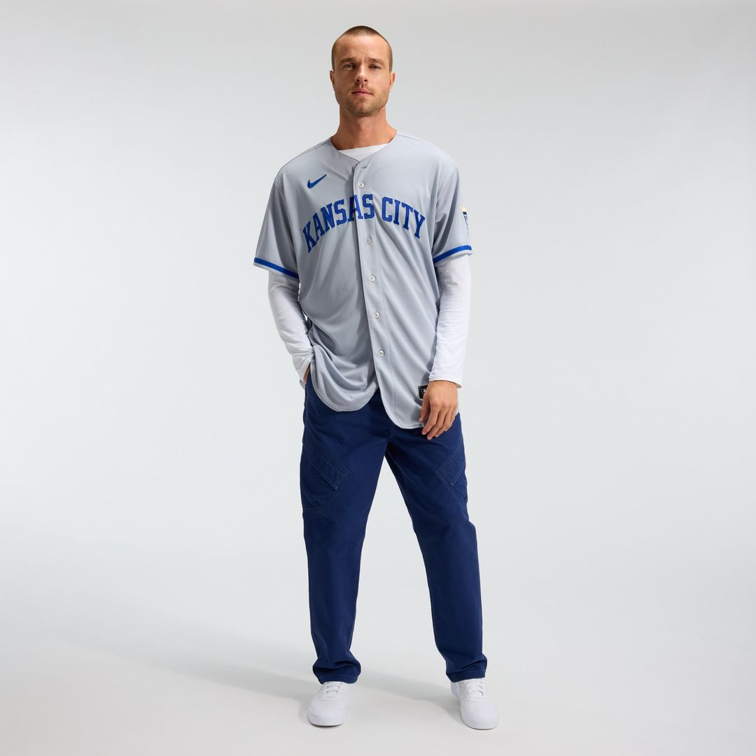 Kansas City Royals 2022 Road Authentic Jersey — Gray