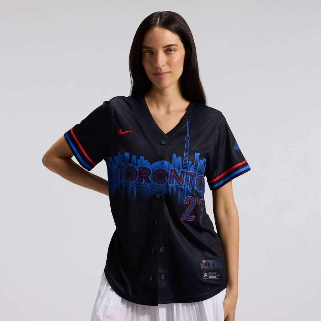 Toronto Blue Jays Vladimir Guerrero Jr. Women's 2024 City Connect Limited Jersey — Navy