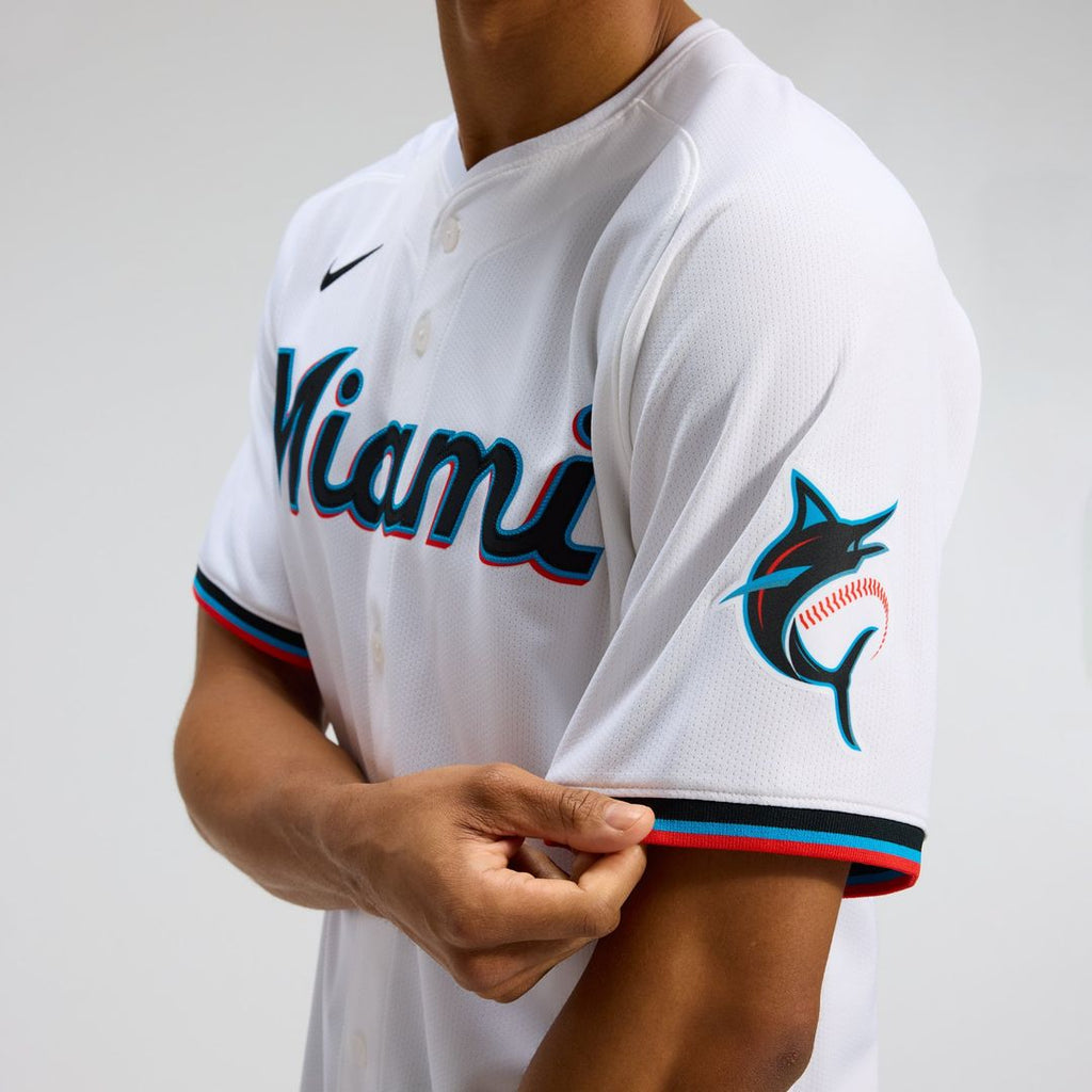Miami Marlins Home Limited Jersey — White