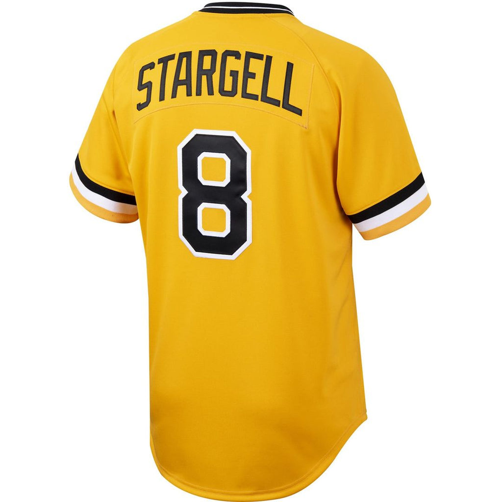 Pittsburgh Pirates Willie Stargell Cooperstown Authentic Jersey — Gold