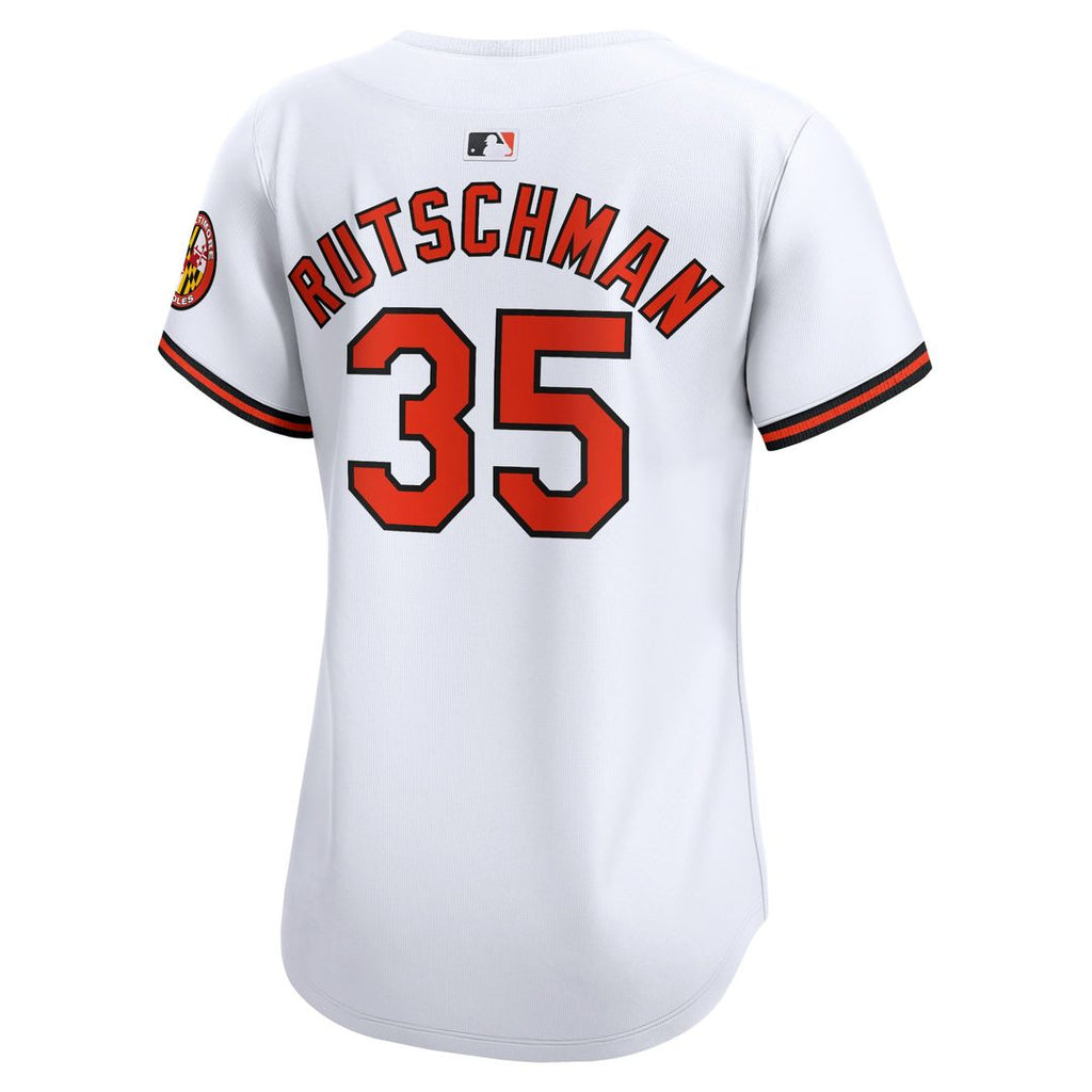 Baltimore Orioles Adley Rutschman Women's Home Limited Jersey — White