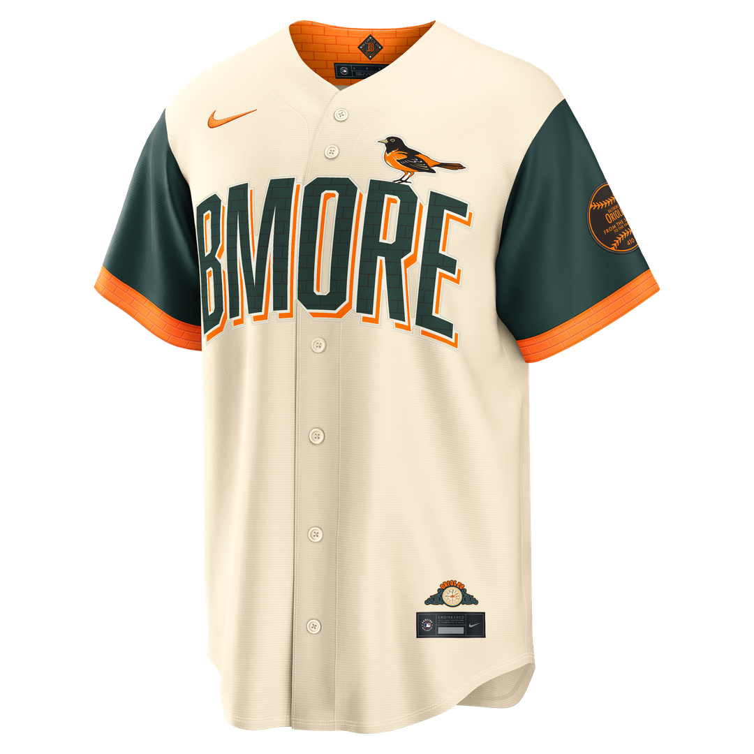 Baltimore Orioles 2026 City Connect Stadium Jersey — Cream