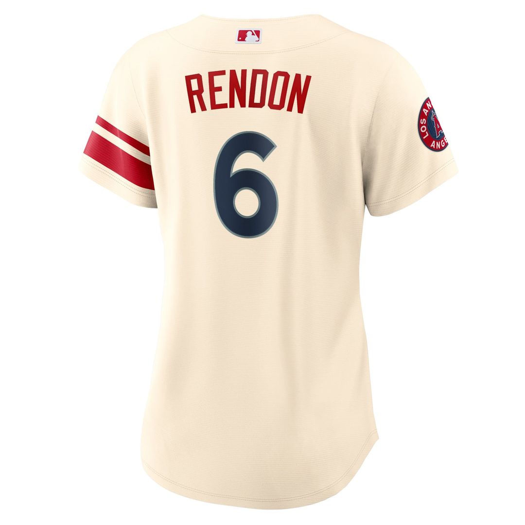 Los Angeles Angels Anthony Rendon Women's City Connect Replica Jersey — Cream