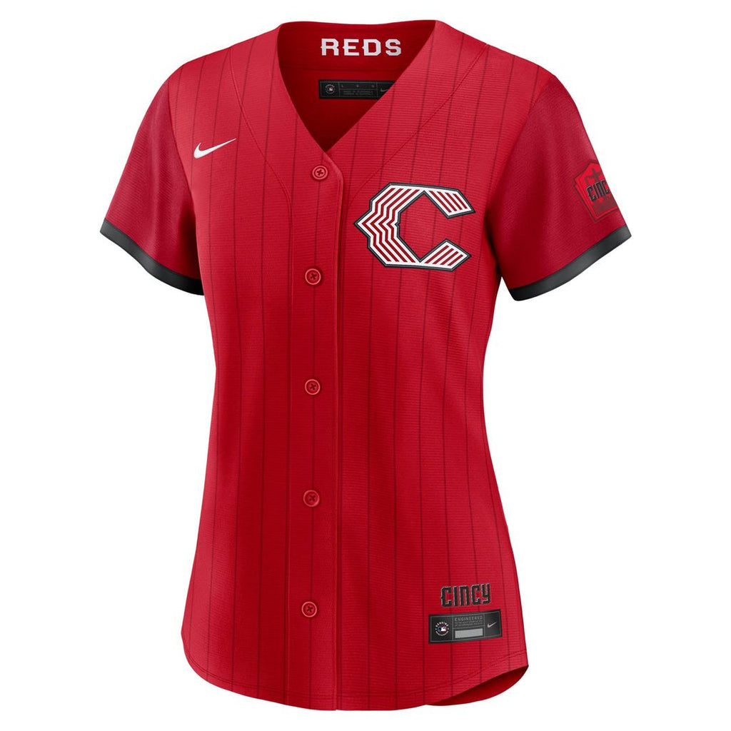 Cincinnati Reds Women's 2026 City Connect Stadium Jersey — Red