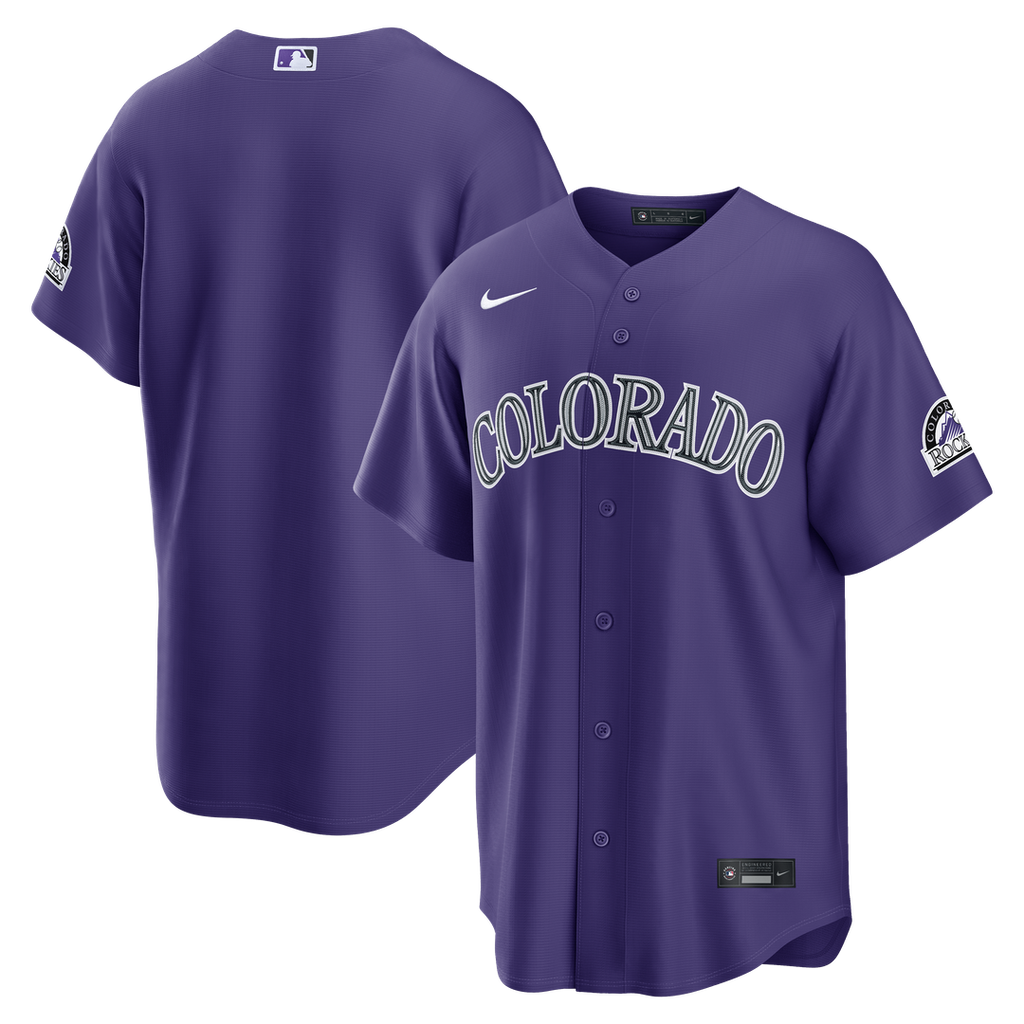Colorado Rockies Alternate Stadium Jersey — Purple