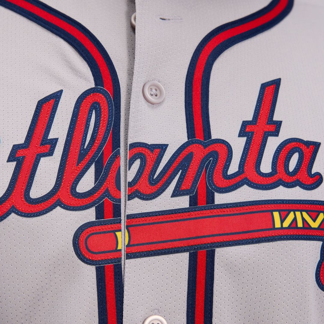 Atlanta Braves Ozzie Albies Road Limited Jersey — Gray