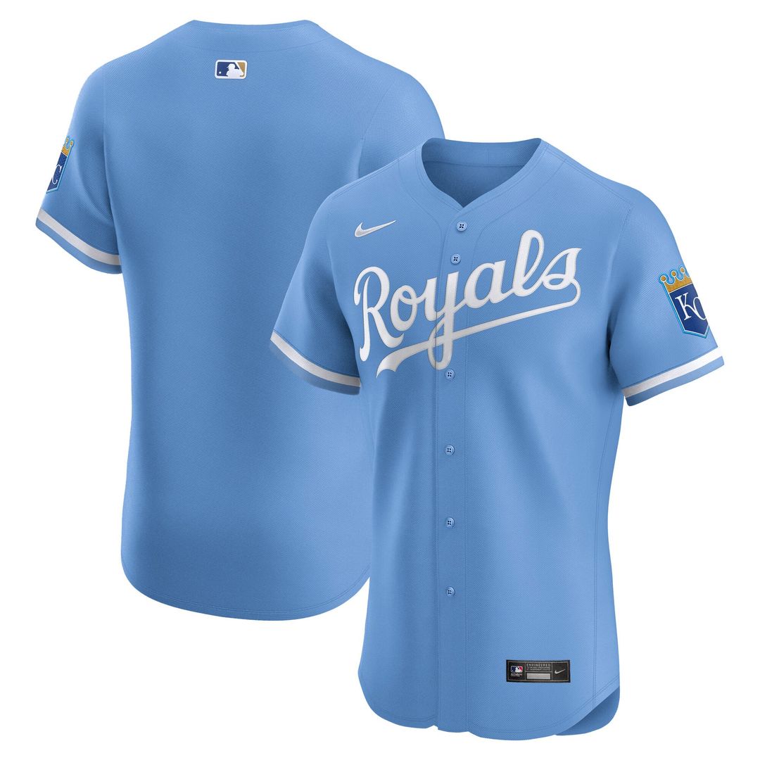 Kansas City Royals Alternate Elite Jersey — Light Blue