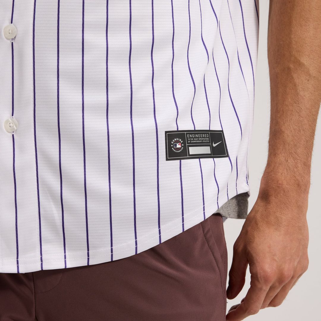 Colorado Rockies Alternate Replica Team Jersey — Purple