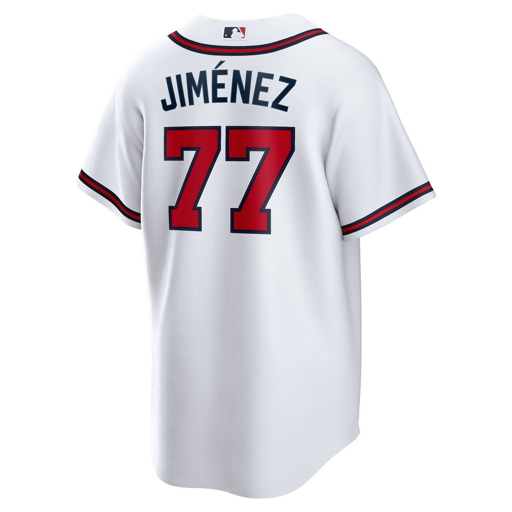 Atlanta Braves Joe Jiménez Home Replica Jersey — White