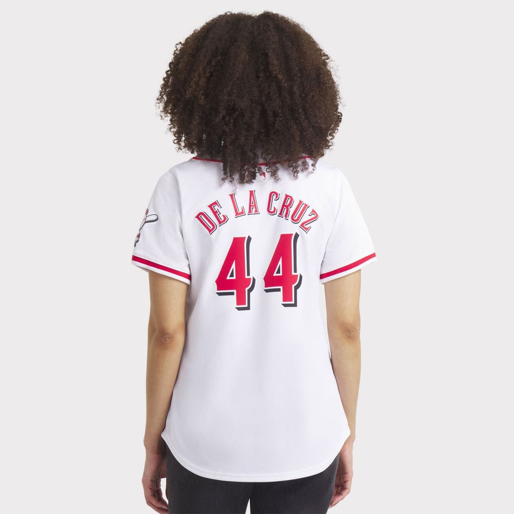 Cincinnati Reds Elly De La Cruz Women's Home Limited Jersey — White