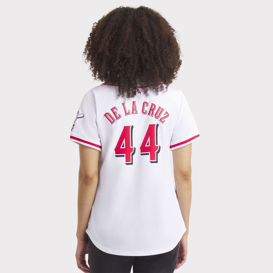 Cincinnati Reds Elly De La Cruz Women's Home Limited Jersey — White