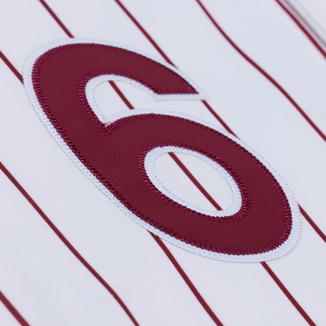 Philadelphia Phillies Jimmy Rollins 2003 Cooperstown Authentic Jersey — White