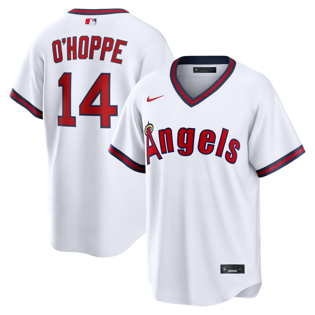 Los Angeles Angels Logan O'Hoppe Alternate Replica Jersey — White
