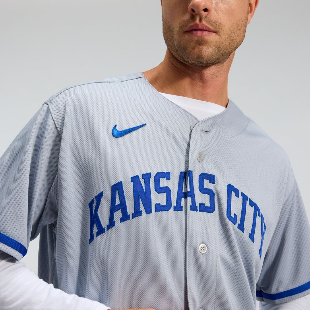 Kansas City Royals 2022 Road Authentic Jersey — Gray