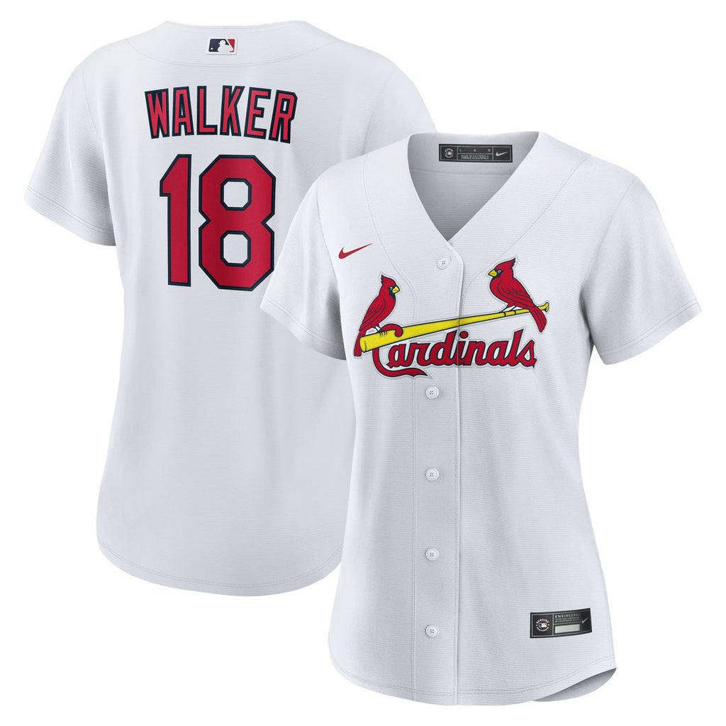 St. Louis Cardinals Jordan Walker Women's Home Replica Jersey — White