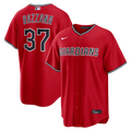Cleveland Guardians Travis Bazzana Alternate Replica Jersey — Red