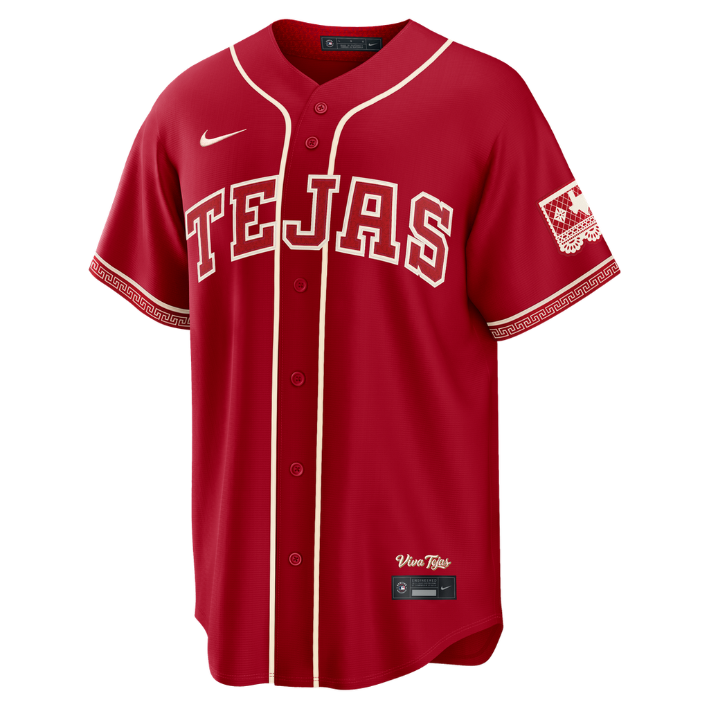 Texas Rangers Joc Pederson 2026 City Connect Stadium Jersey — Red