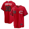 Cincinnati Reds Ken Griffey Jr. 2026 City Connect Stadium Jersey — Red