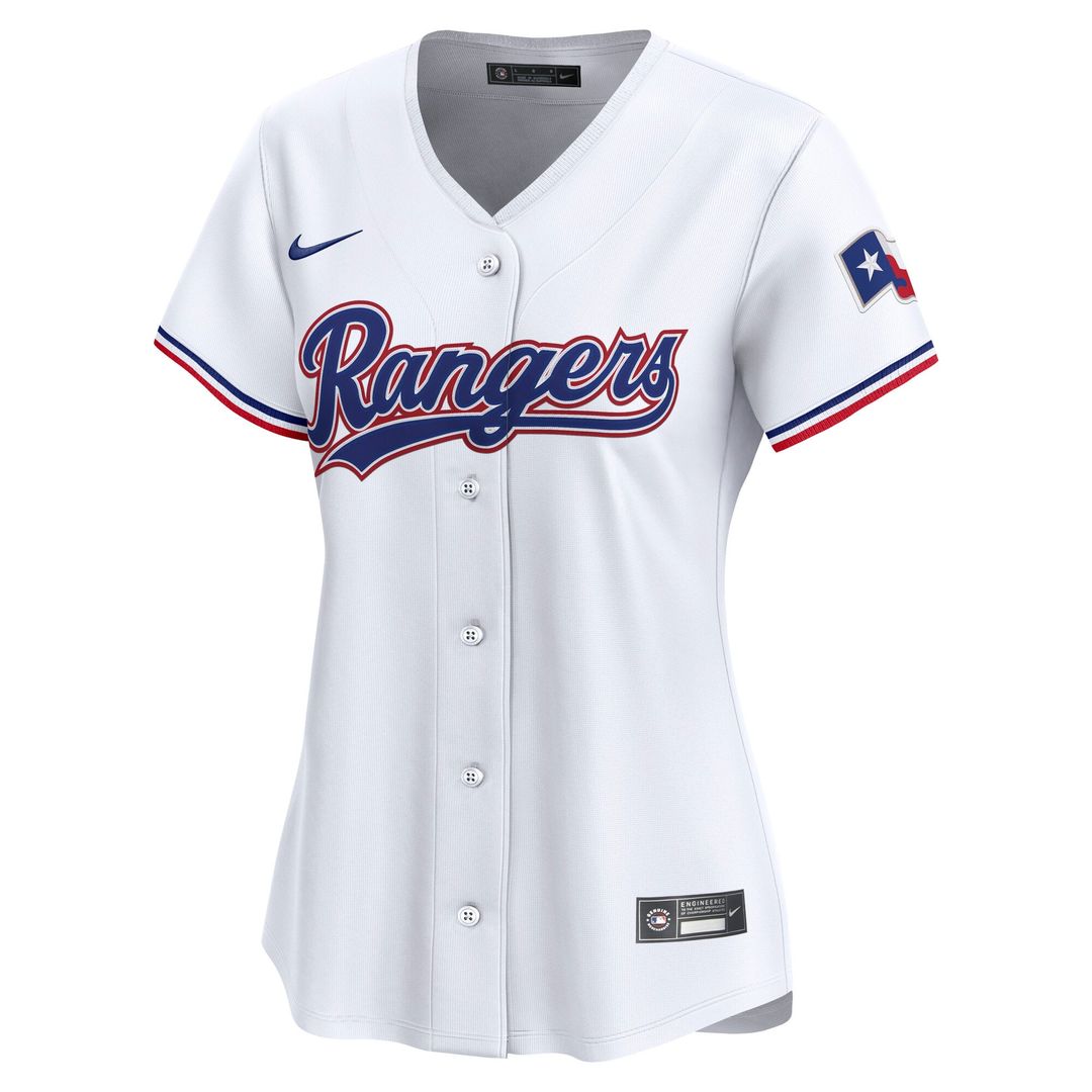 Texas Rangers Jacob deGrom Women's Home Limited Jersey — White