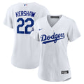 Los Angeles Dodgers Clayton Kershaw Women's Home 2025 World Series Champions Replica Jersey — White