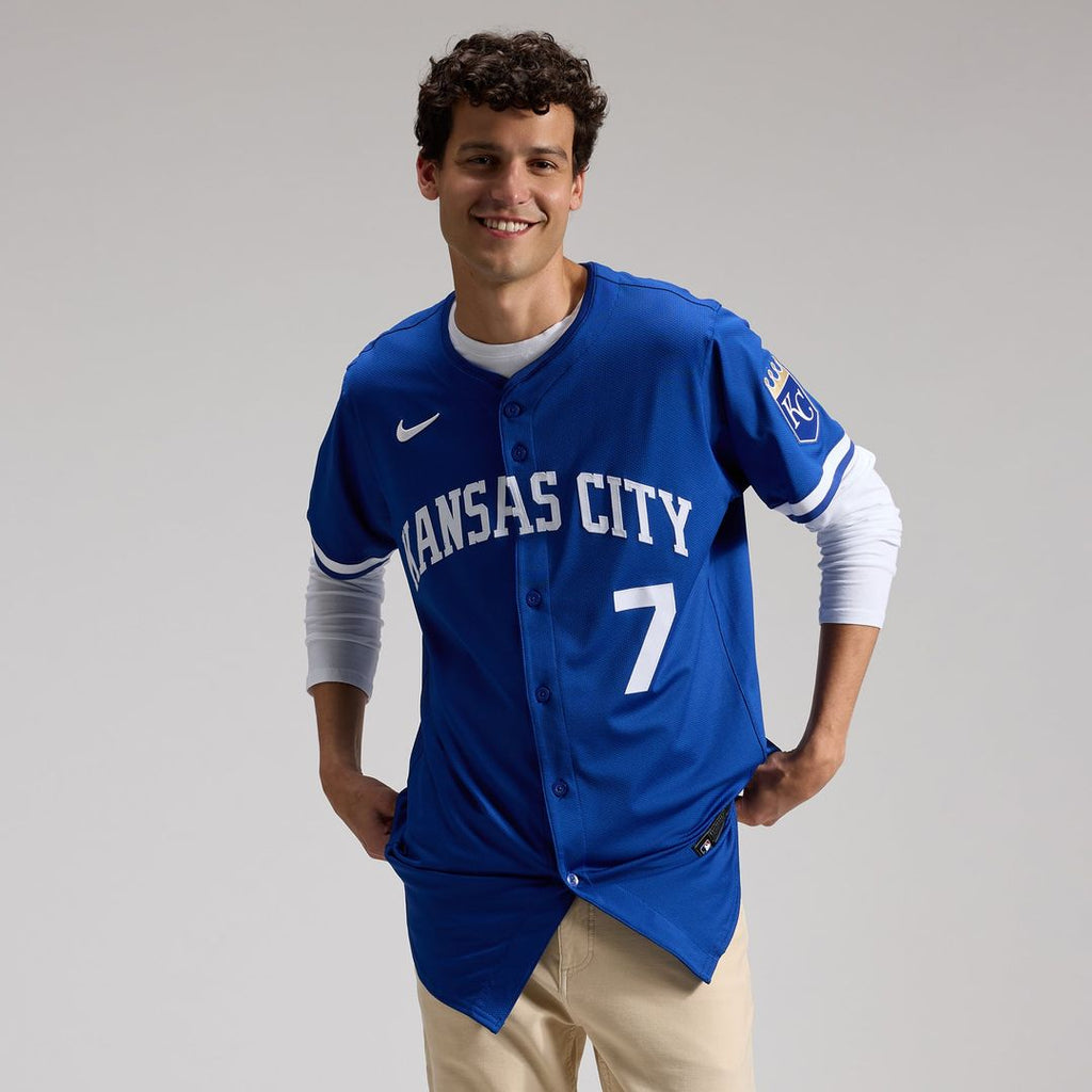 Kansas City Royals Bobby Witt Jr. Home ElitePlayer Jersey — White