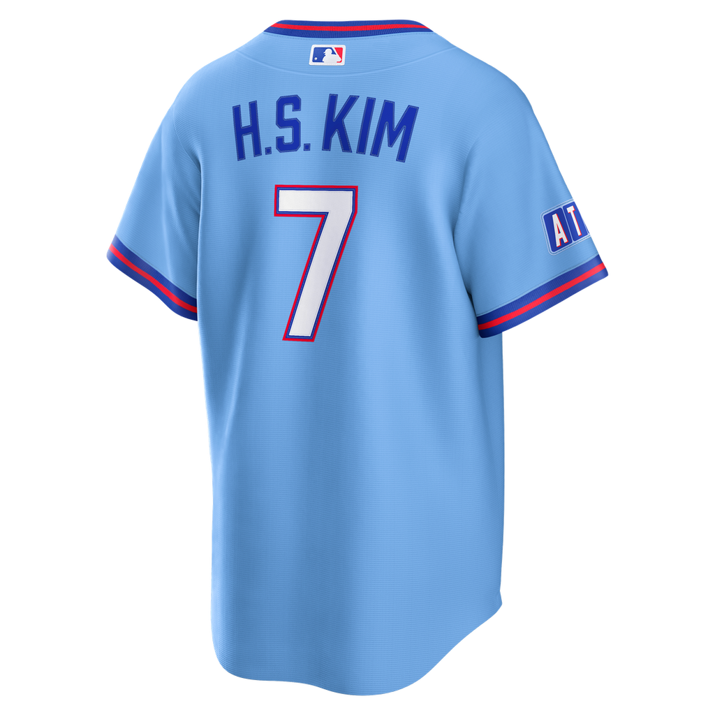 Atlanta Braves Ha - Seong Kim 2026 City Connect Stadium Jersey — Powder Blue