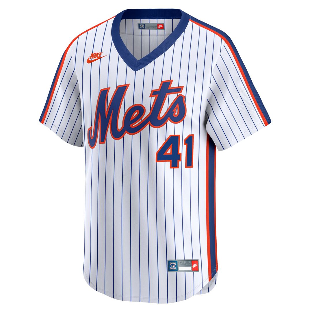 New York Mets Tom Seaver Throwback Cooperstown Limited Jersey — White