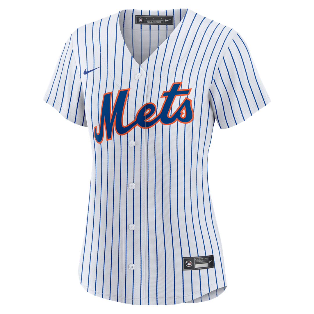 New York Mets Freddy Peralta Women's Home Replica Jersey — White