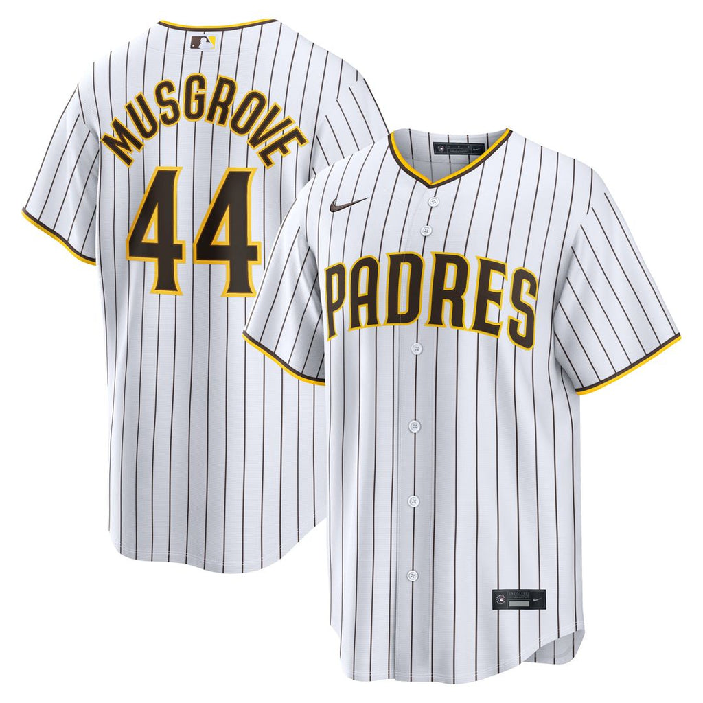 San Diego Padres Joe Musgrove Home Replica Jersey — White