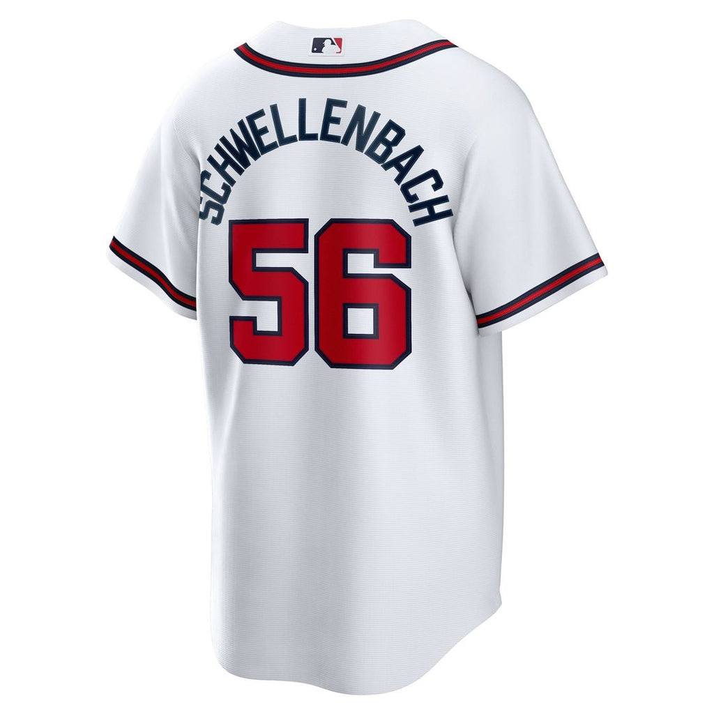 Atlanta Braves Spencer Schwellenbach Home Replica Jersey — White