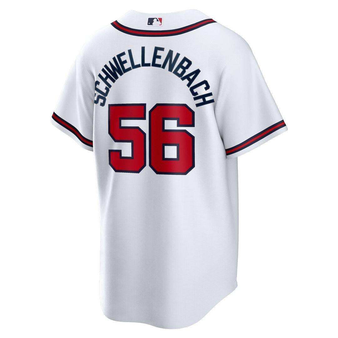 Atlanta Braves Spencer Schwellenbach Home Replica Jersey — White