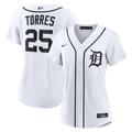 Detroit Tigers Gleyber Torres Women's Home Replica Jersey — White
