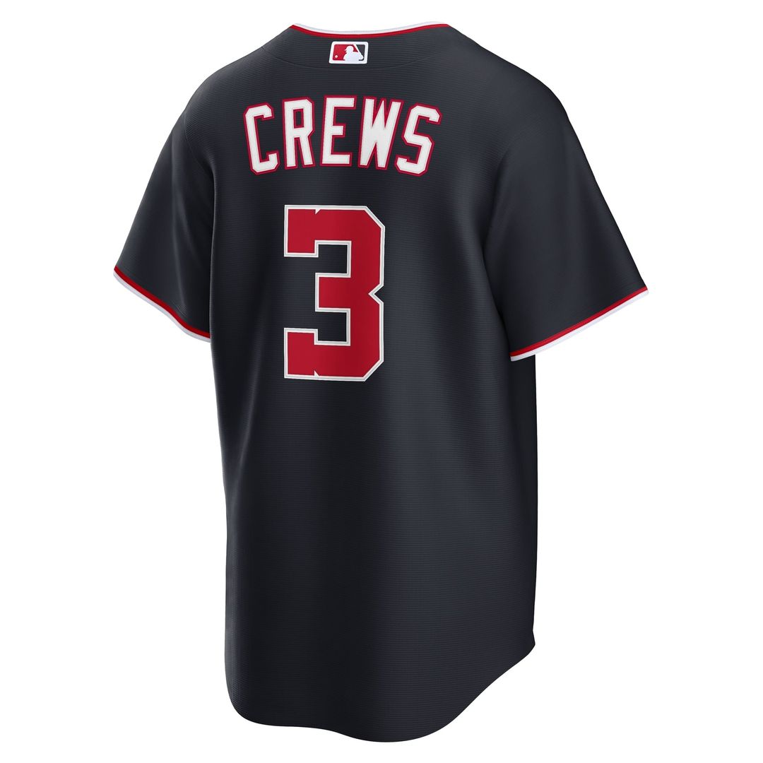 Washington Nationals Dylan Crews Alternate Replica Jersey — Navy