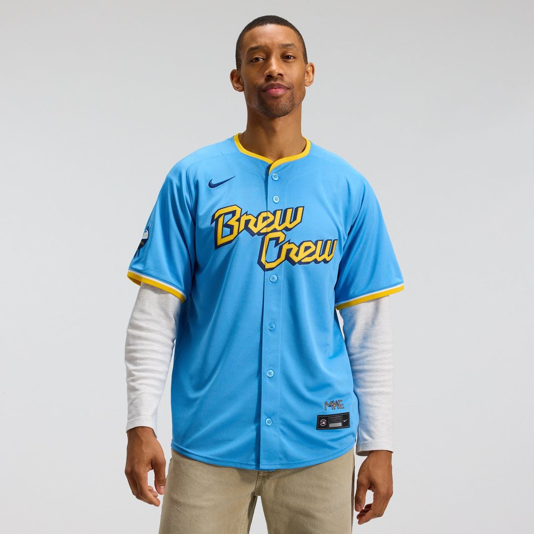 Milwaukee Brewers City Connect Limited Jersey — Light Blue