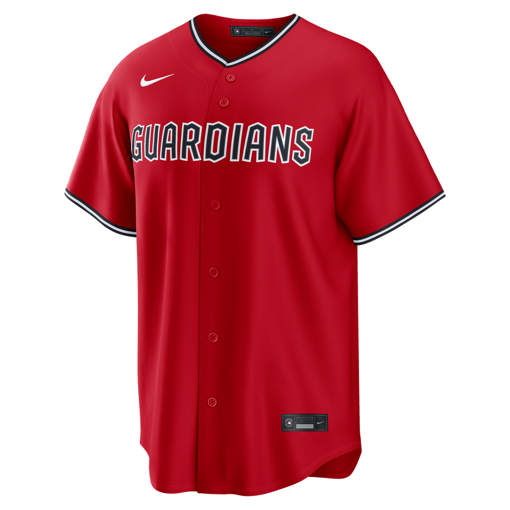 Cleveland Guardians Travis Bazzana Alternate Replica Jersey — Red
