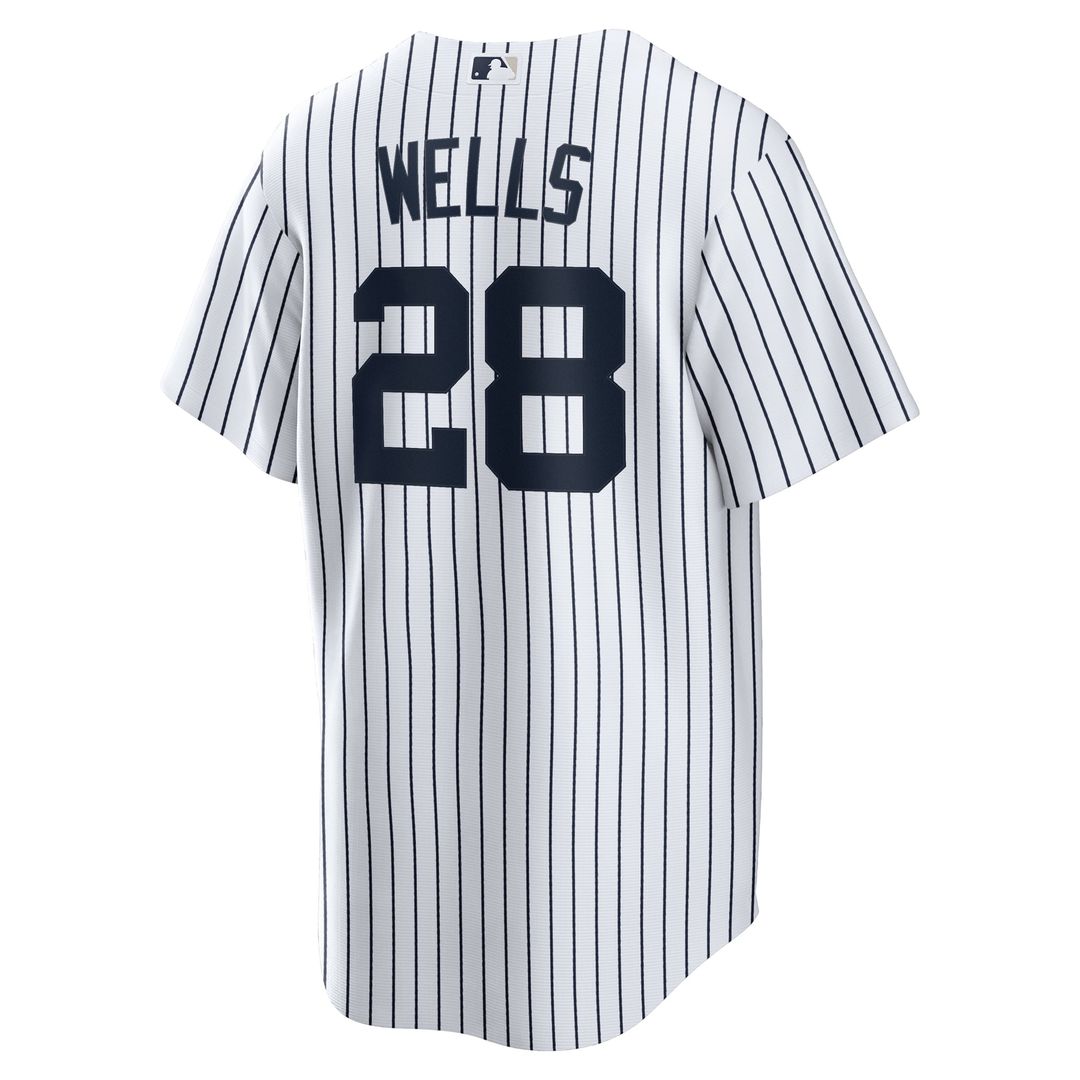New York Yankees Austin Wells Home Replica Jersey — White