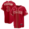 Texas Rangers Joc Pederson 2026 City Connect Stadium Jersey — Red